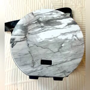 Calpak Hat box white marble 14in small